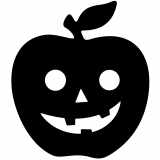 (image for) jack-o-lanterns apple