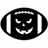 (image for) jack-o-lanterns football