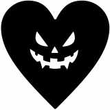 (image for) jack-o-lanterns heart