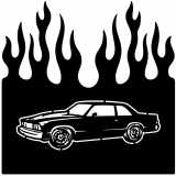 (image for) cars_1  1980 chevy malibu  flame