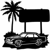 (image for) cars_1  1980 chevy malibu  sign