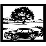 (image for) cars_1  1980 chevy malibu  tree