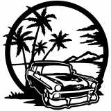 (image for) cars_1  56 chevy nomad  beach