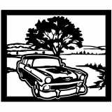 (image for) cars_1  56 chevy nomad  tree