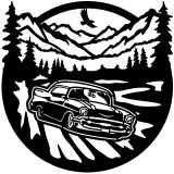 (image for) cars_1  57 chevy  outdoor