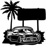 (image for) cars_1  57 chevy  sign