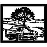 (image for) cars_1  57 chevy  tree