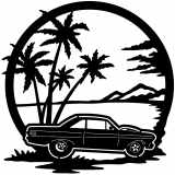 (image for) cars_1  64 falcon=-  beach