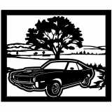 (image for) cars_1 amc javelin  1970=-  tree