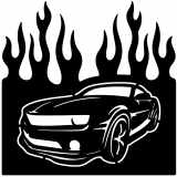 (image for) cars_1 camaro 1  flame