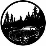 (image for) cars_1 camaro 2=-  forest