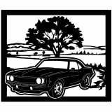 (image for) cars_1 camaro  69=-  tree