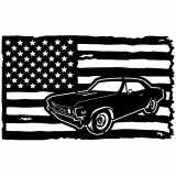 (image for) cars_1 chevelle 67=-  flag