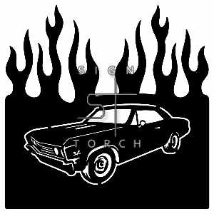 (image for) chevelle67=-  flame