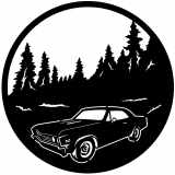 (image for) cars_1 chevelle 67=-  forest