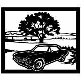 (image for) cars_1 chevelle 67=-  tree