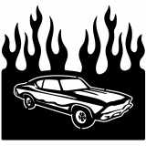 (image for) cars_1 chevelle 68  flame