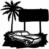 (image for) cars_1 chevelle 68  sign