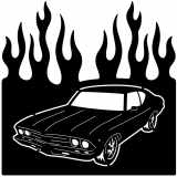 (image for) cars_1 chevelle 69=-  flame