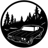 (image for) cars_1 chevelle 69=-  forest