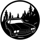 (image for) cars_1 chevelle 70=-  forest