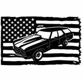 (image for) cars_1 chevelle wagon=-  flag