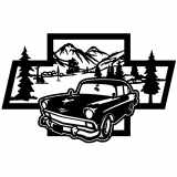 (image for) cars_1 chevy bel air  bowtie