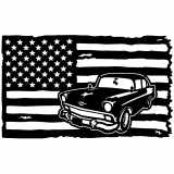 (image for) cars_1 chevy bel air  flag