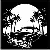 (image for) cars_1 chevy bel air  palms