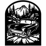 (image for) cars_1 chevy bel air  scene