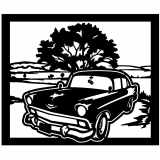 (image for) cars_1 chevy bel air  tree