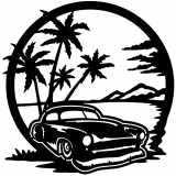 (image for) cars_1 chevy deluxe  beach