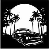 (image for) cars_1 chevy deluxe  palms