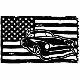 (image for) cars_1 chevy deluxe legs  flag