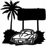 (image for) cars_1 corvette rear  2  sign