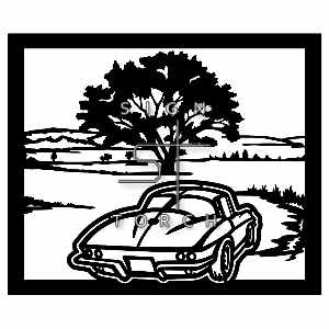 (image for) corvette rear 2  tree