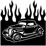 (image for) cars_1 ford coupe  1934  flame