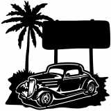 (image for) cars_1 ford coupe  1934  sign