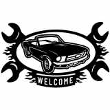 (image for) cars_1 mustang convertible  oval