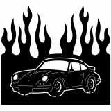 (image for) cars_1 porsche=-  flame