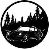 (image for) cars_1 porsche=-  forest