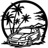 (image for) cars_1 subaru wrx  beach