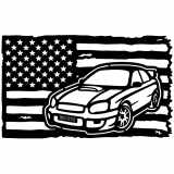 (image for) cars_1 subaru wrx  flag