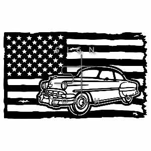 (image for) chevy bel air 1954  flag