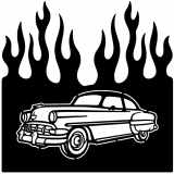 (image for) cars_2 chevy bel air  1954  flame