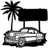 (image for) cars_2 chevy bel air  1954  sign