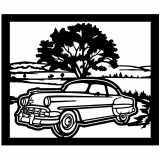 (image for) cars_2 chevy bel air  1954  tree