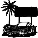 (image for) cars_2 corvette 64=-  sign