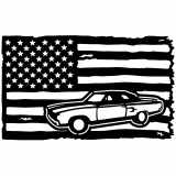 (image for) cars_2 dodge  flag