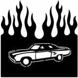 (image for) cars_2 dodge  flame